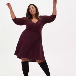 Mini hi low skater dress